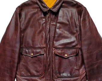 Very Rare Vintage 80s Alamos Delta Force Sports Crew Leather