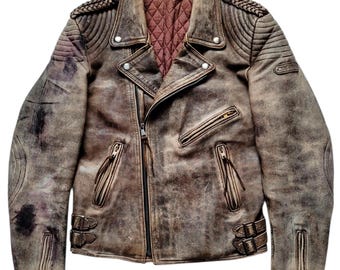 Original Rare Vintage 80s Hein Gericke Retro Style Military Type