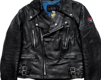 Original Rare Vintage 80s KETT Leathers Lightning Type Motorcycle