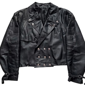 John Galliano Leather Jacket - Etsy