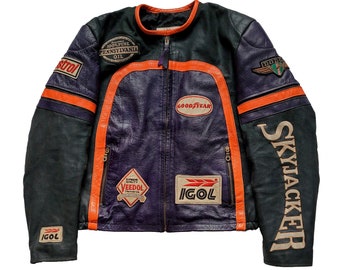 Original Rare Vintage 90s Skyjacker Sports Racer Patched Original Rare Vintage 90s Skyjacker Sports Racer Patched