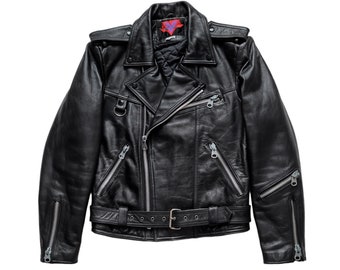 EMODA】（VEQUM）LEATHER LIKE NYLON JACKET EMODA（エモダ）の