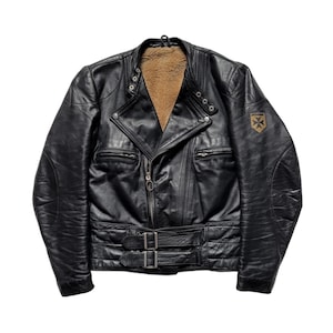 ♠ととう【HARRO】✨70sヴィンテージ　シングルライダースジャケット Leather Jacket Harro - Etsy