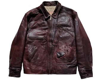 ジャケット・アウター vintage made in ITALY GHEZZI leather jkt Vintage Ghezzi Leather Jacket - Etsy