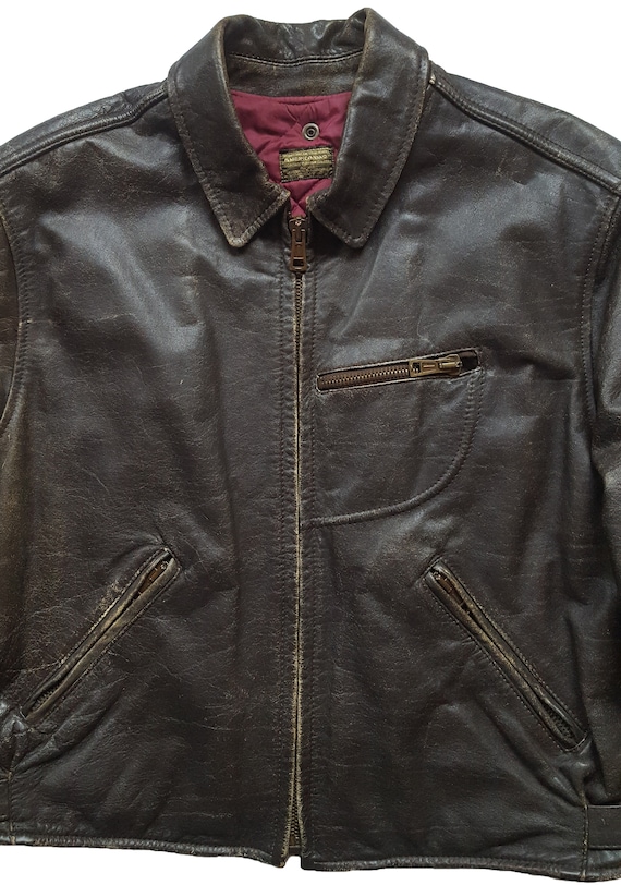 Rrl morrow leather jacket cheap