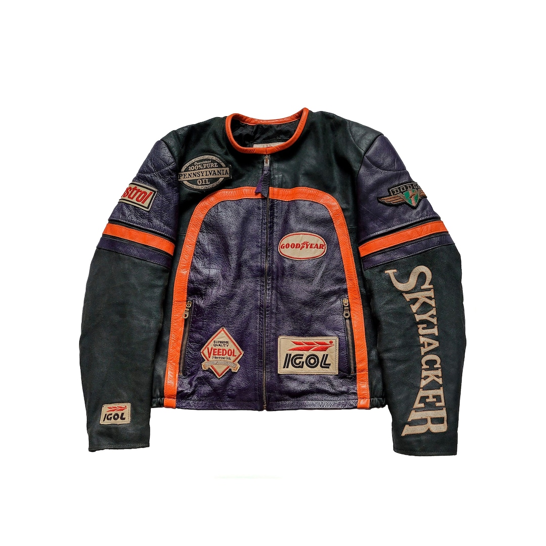 Original Rare Vintage 90s Skyjacker Sports Racer Patched Original Rare Vintage 90s Skyjacker Sports Racer Patched