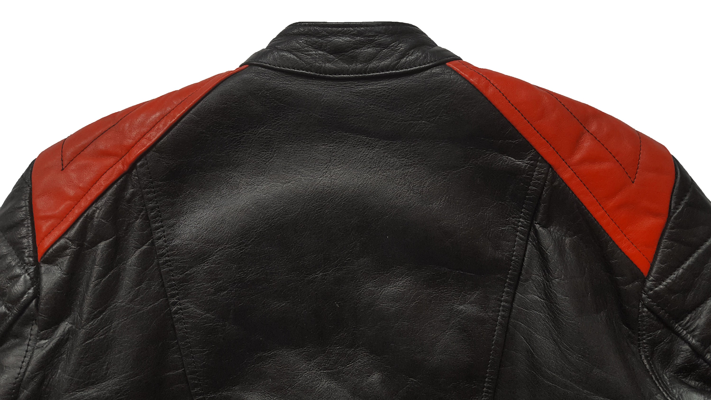 VTG 50s 70s Brown Racer Leather Motorcycle Jacket Serval