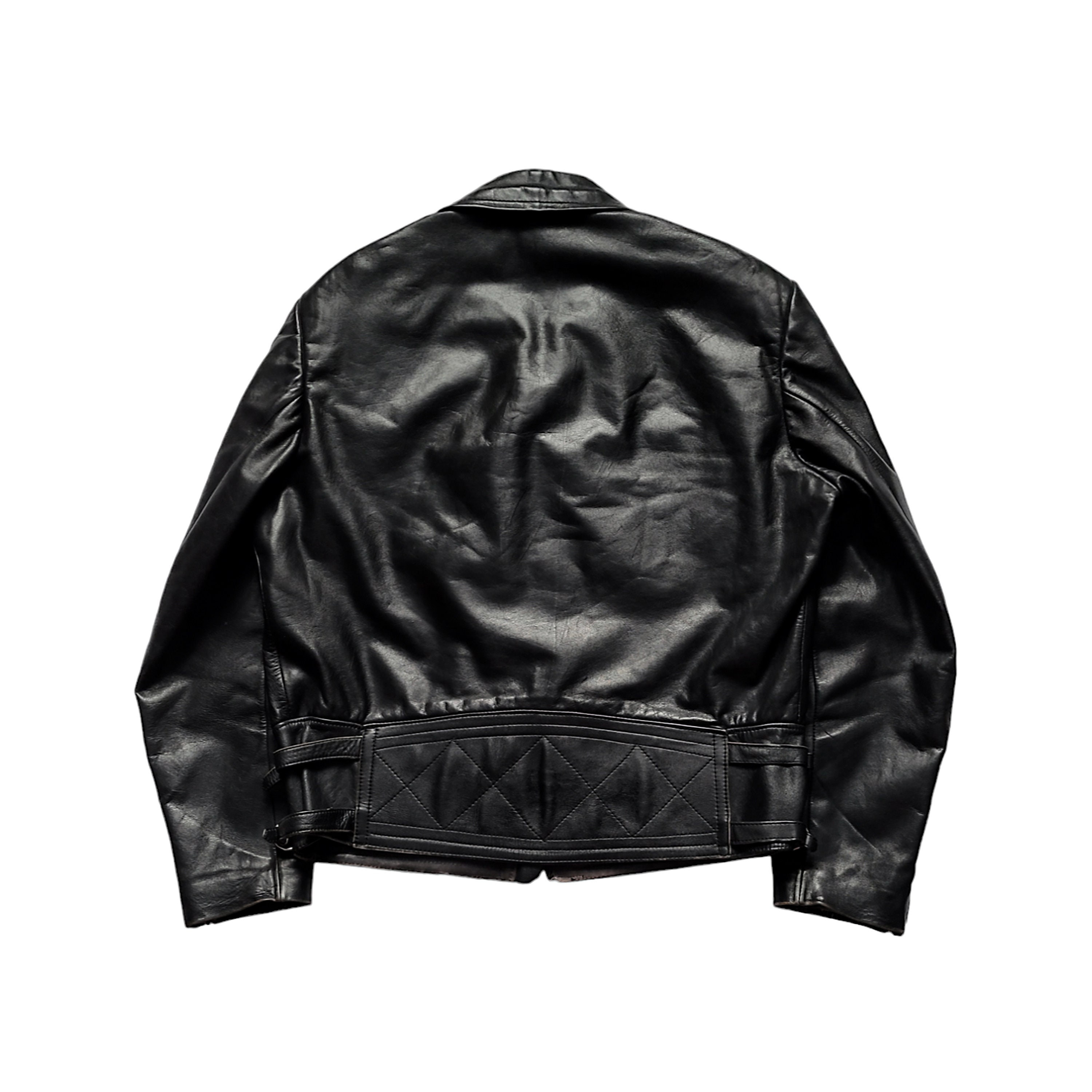 Original Rare Vintage 70s Anton Vanek Motorcycle Police Leather