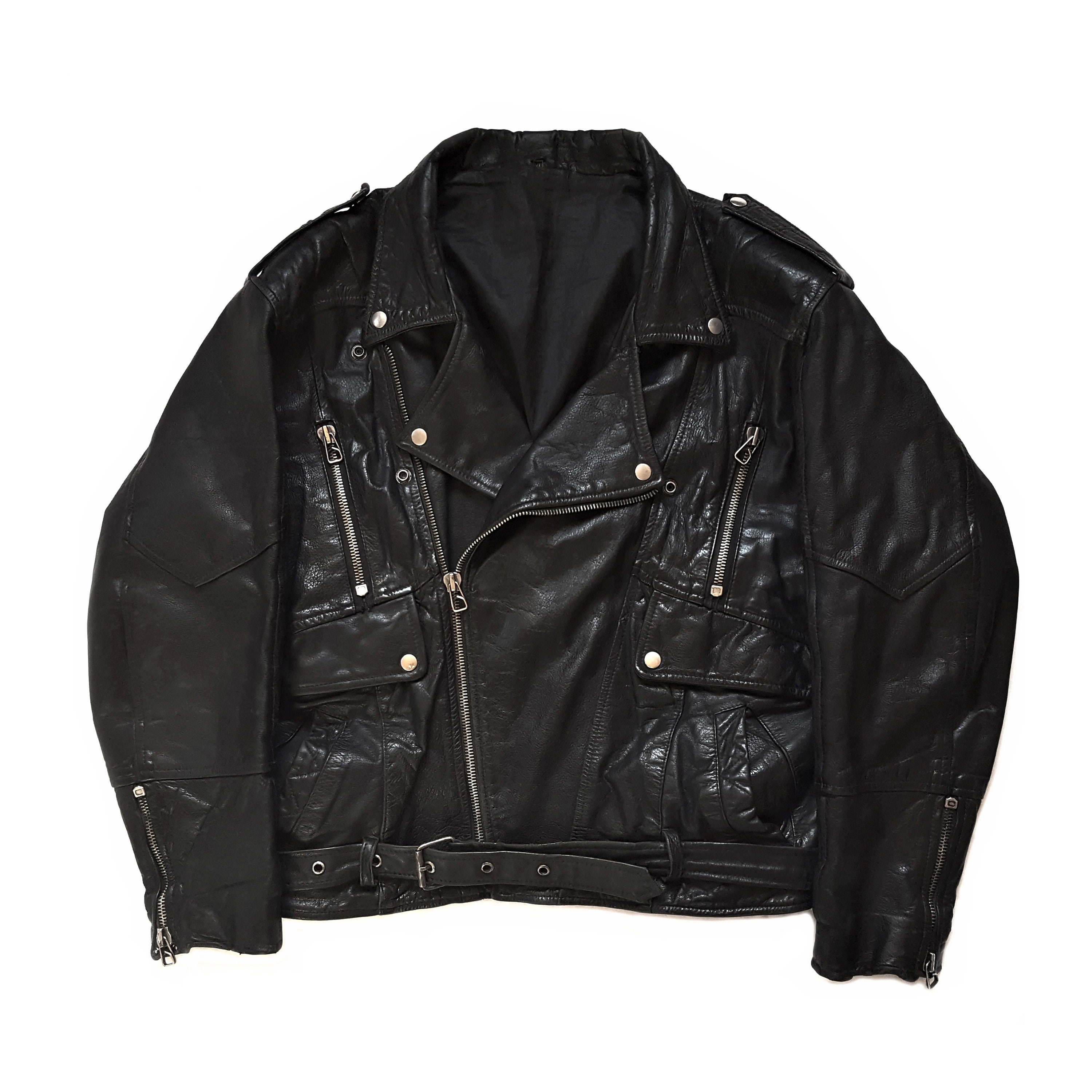 Oversized Leather Jacket - Etsy