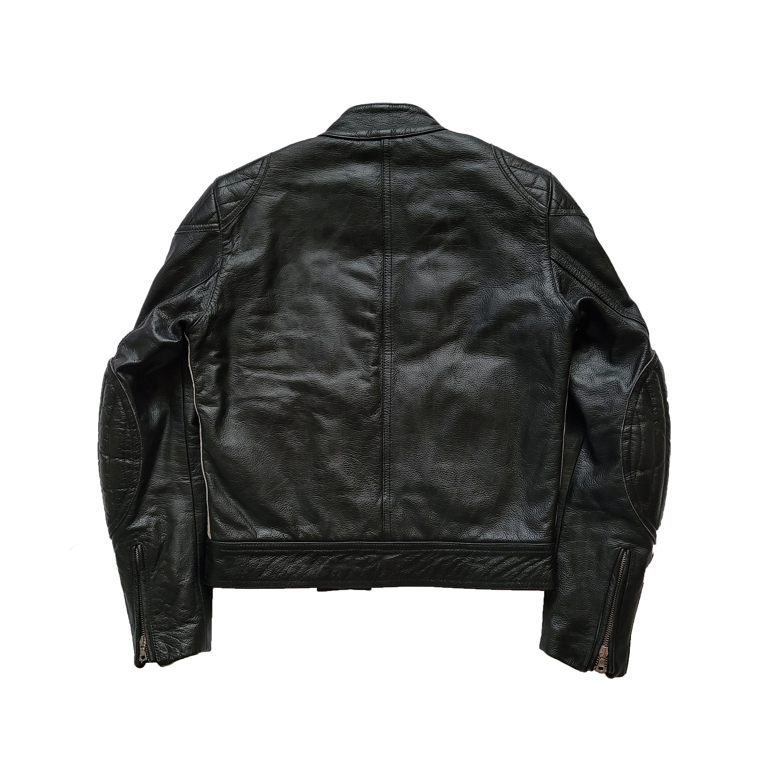 Original Rare Vintage 00s C.M.J. Classic Cafe Racer Leather Original Rare Vintage 00s C.M.J. Classic Cafe Racer Leather