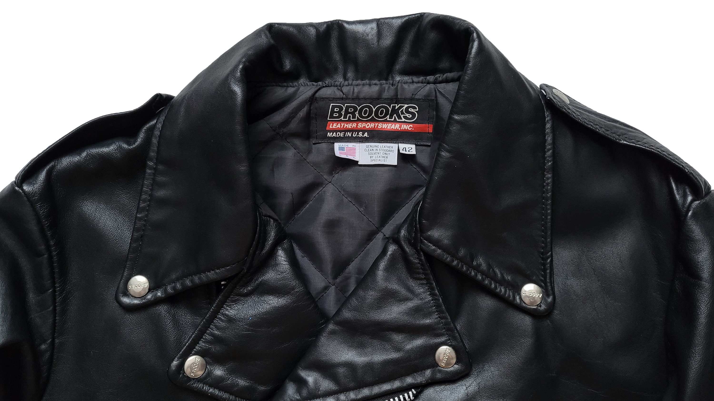 Original Rare Vintage 80s Brooks Leather Sportswear 711 Original Rare Vintage 80s Brooks Leather Sportswear 711
