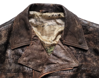Original Rare Vintage 80s Echt Leder European Retro Style