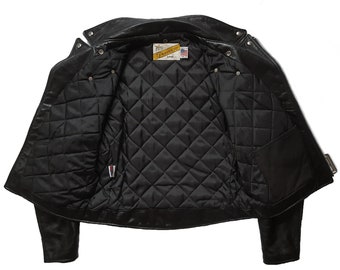 Original Rare Vintage 90s Schott NYC 118 Classic Perfecto Leather