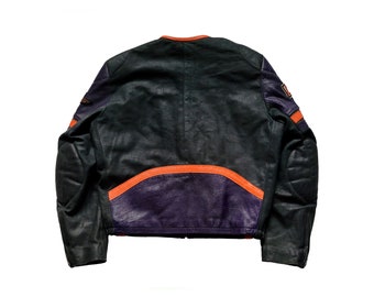 90s vintage MILAN LEATHER tracker jacket