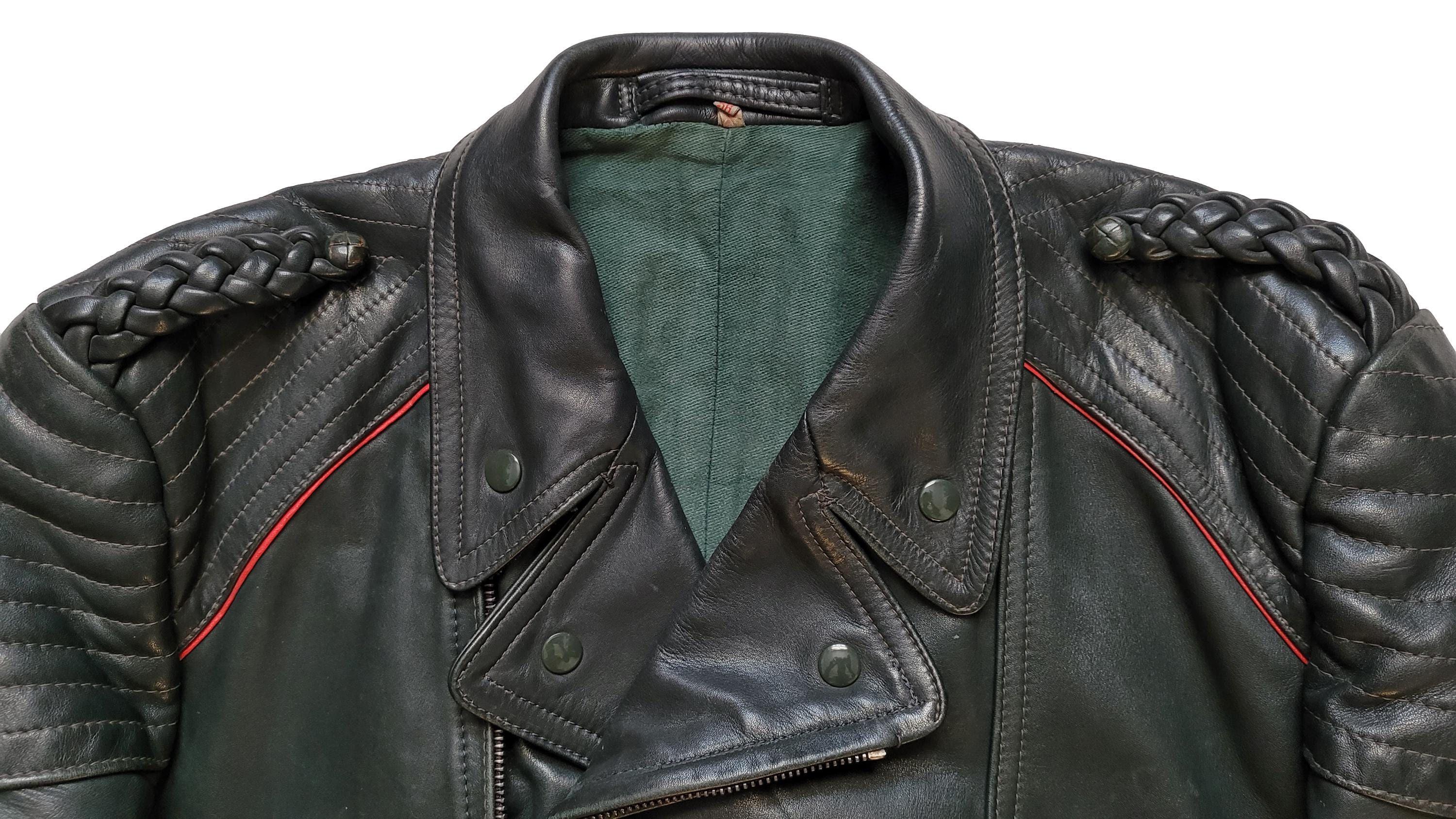 ジャケット・アウター 70s 60s German riders jacket Original Rare Vintage Retro 60s Post-wwii German Military Style