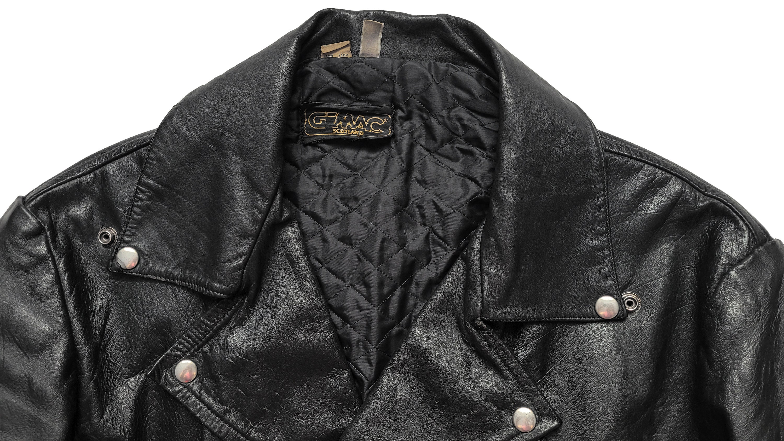 Original Rare Vintage 70s G-MAC Motorcycle Punk Cropped