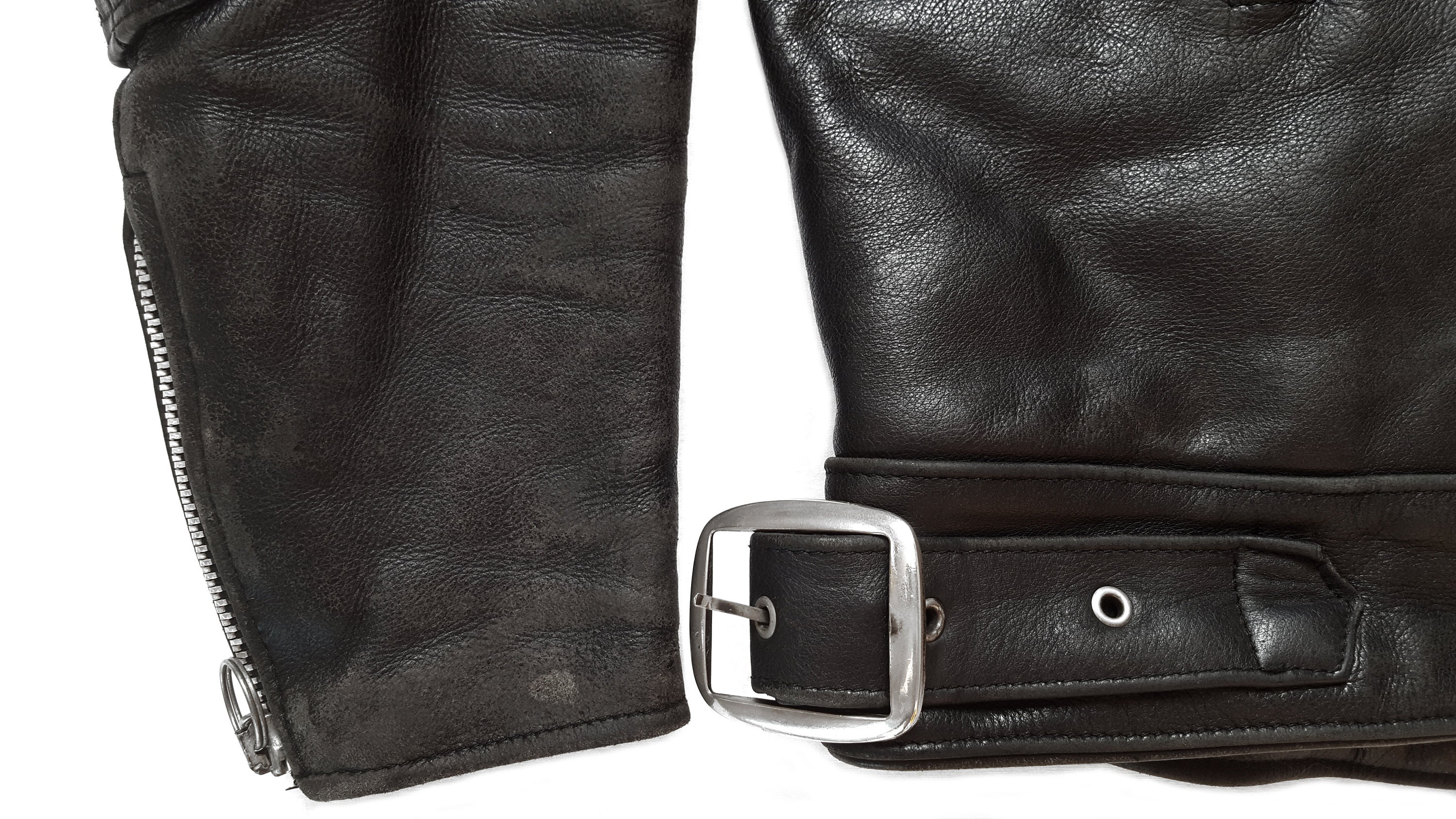 Rare Vintage 70s TT Leathers Essex Distressed Leather Rare Vintage 70s TT Leathers Essex Distressed Leather