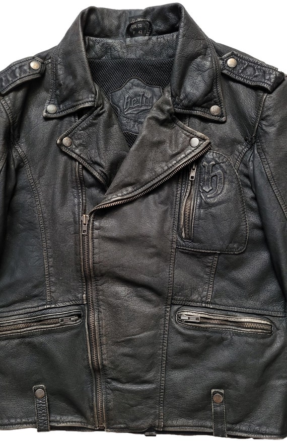 Rare Vintage 90s HELD Motorrad Retro Style Motorcycle Leather