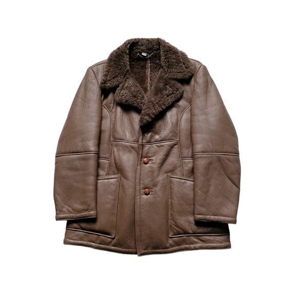 70s UK製 レザージャケット gino leathers 本革 古着 レア品 Original Rare Vintage Deadstock 70s Gino Leathers Shearling
