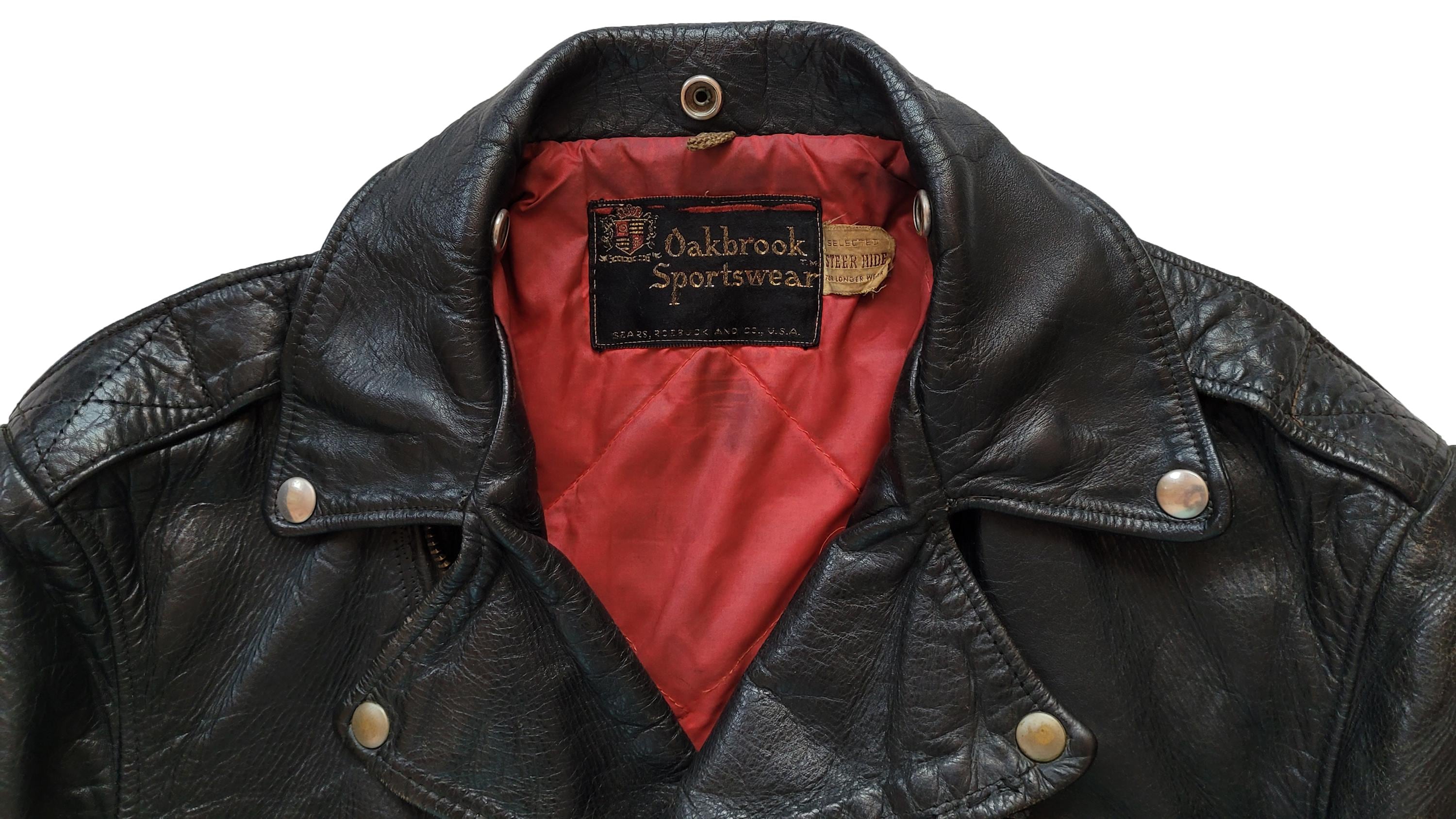 Special 50s sears usa製 レザージャケット Original Rare Retro Vintage 50s Hercules Outerwear by Sears D