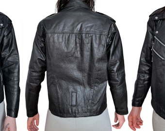 ジャケット・アウター 90s vintage MILAN LEATHER tracker jacket 90s vintage MILAN LEATHER tracker jacket