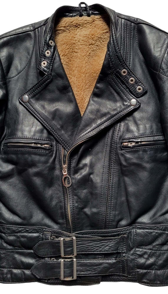 Original Rare Vintage 70s Harro Cafe Racer Leather Sports
