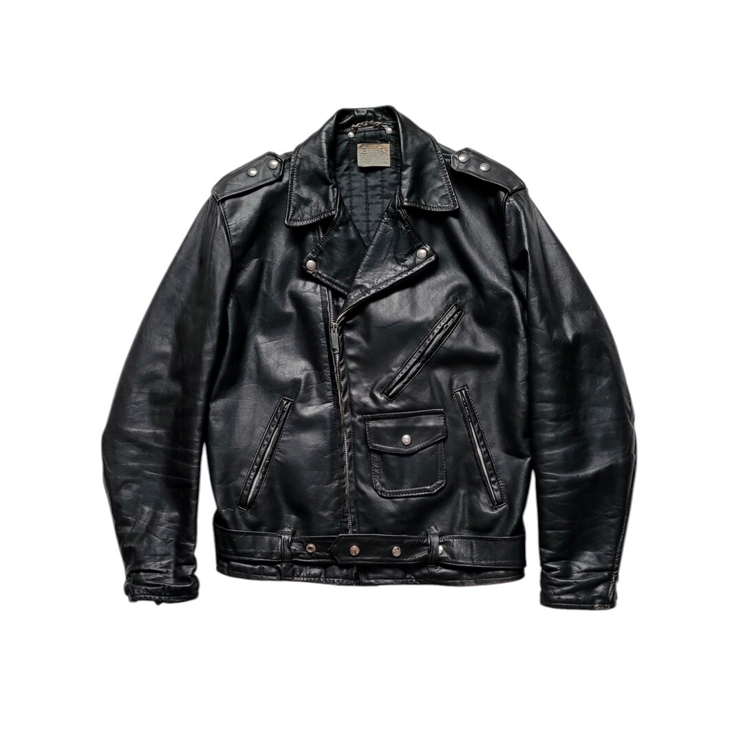 ジャケット・アウター 70s 60s German riders jacket 60-70s German motorcycle jacket with jersey fabric これもありそう