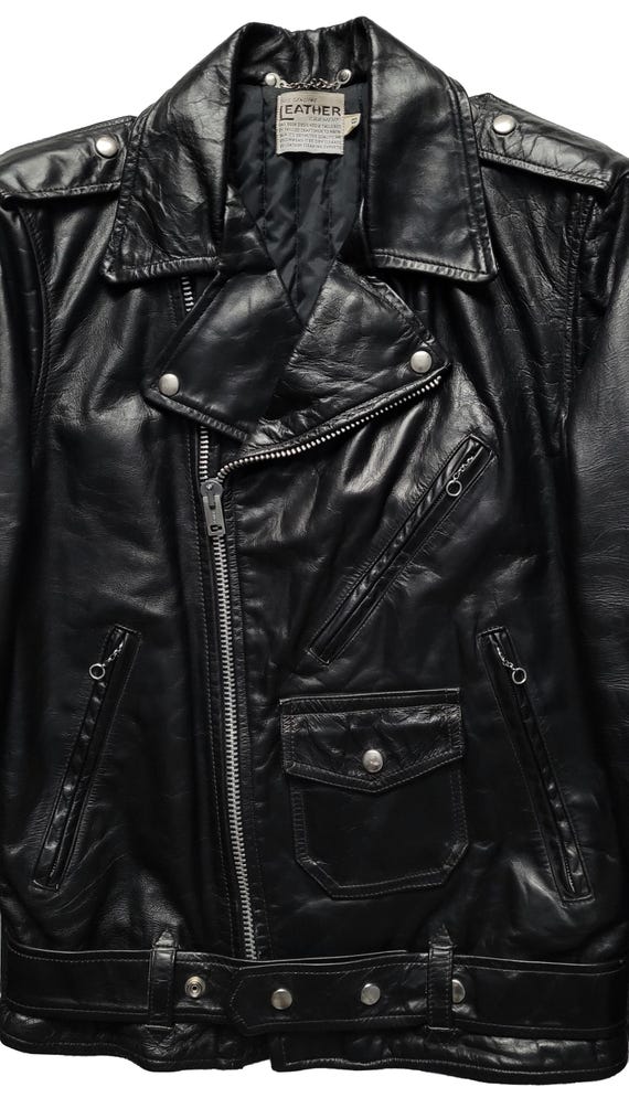 Original Rare Vintage 70s Fidelity Ranger Motorcycle Leather
