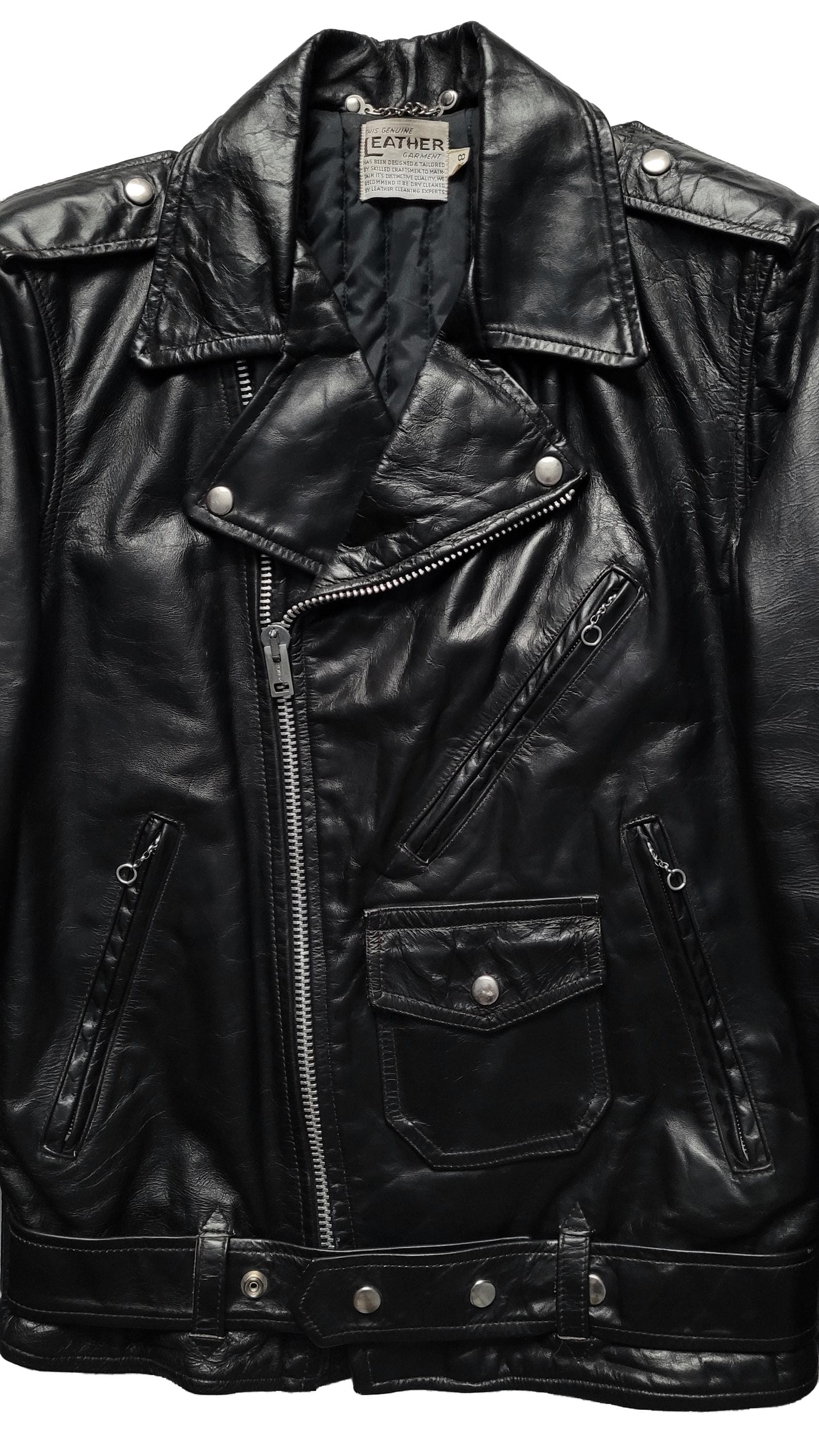Original Rare Vintage 70s Fidelity Ranger Motorcycle Leather