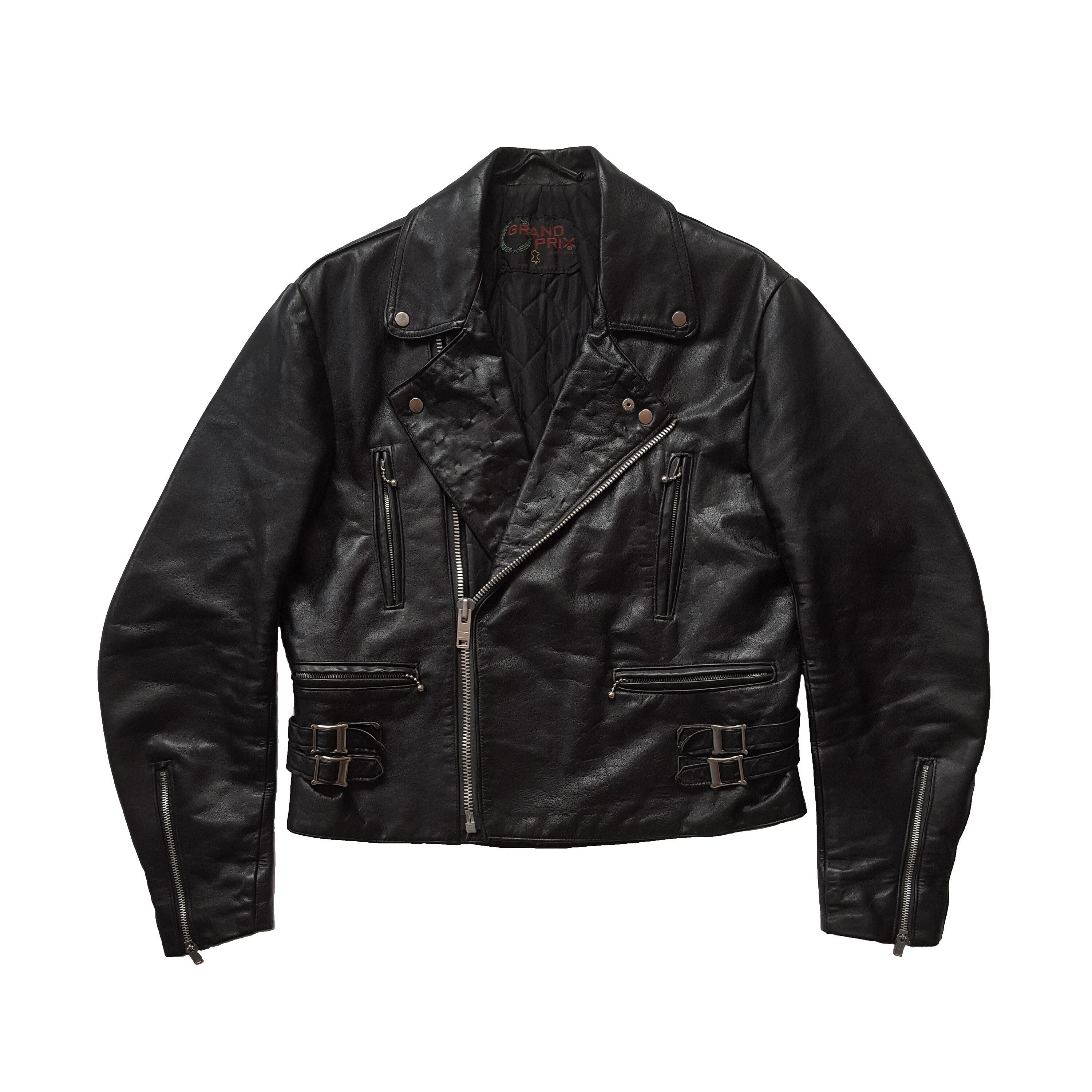 Very Rare Vintage 70s Grand Prix Leathers Lightning Type Very Rare Vintage 70s Grand Prix Leathers Lightning Type
