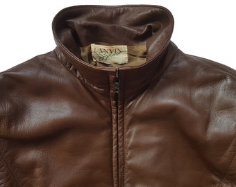 Original Rare Vintage 80s Lanvin Sport Suede & Leather Bomber 