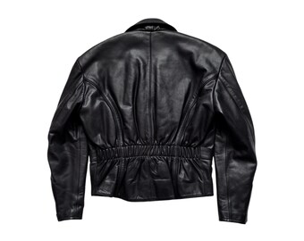 90s Hein Gericke ファーストギア レザー ライダースジャケット Vintage First Gear Hein Gericke Leather Jacket (Size S) – VintageFolk