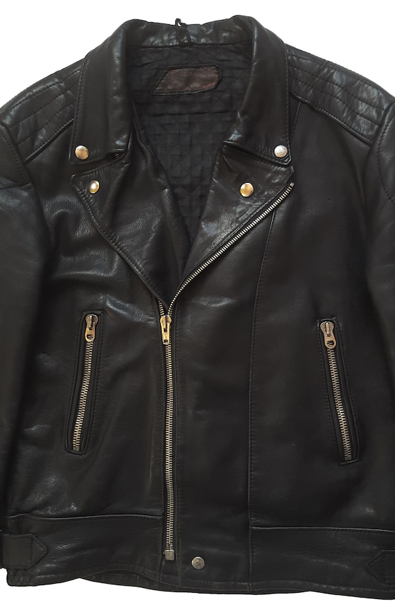 レクト RECTO 70S LUCAS LEATHER BOMBER JUMPER BLACK RECTO - Official Website