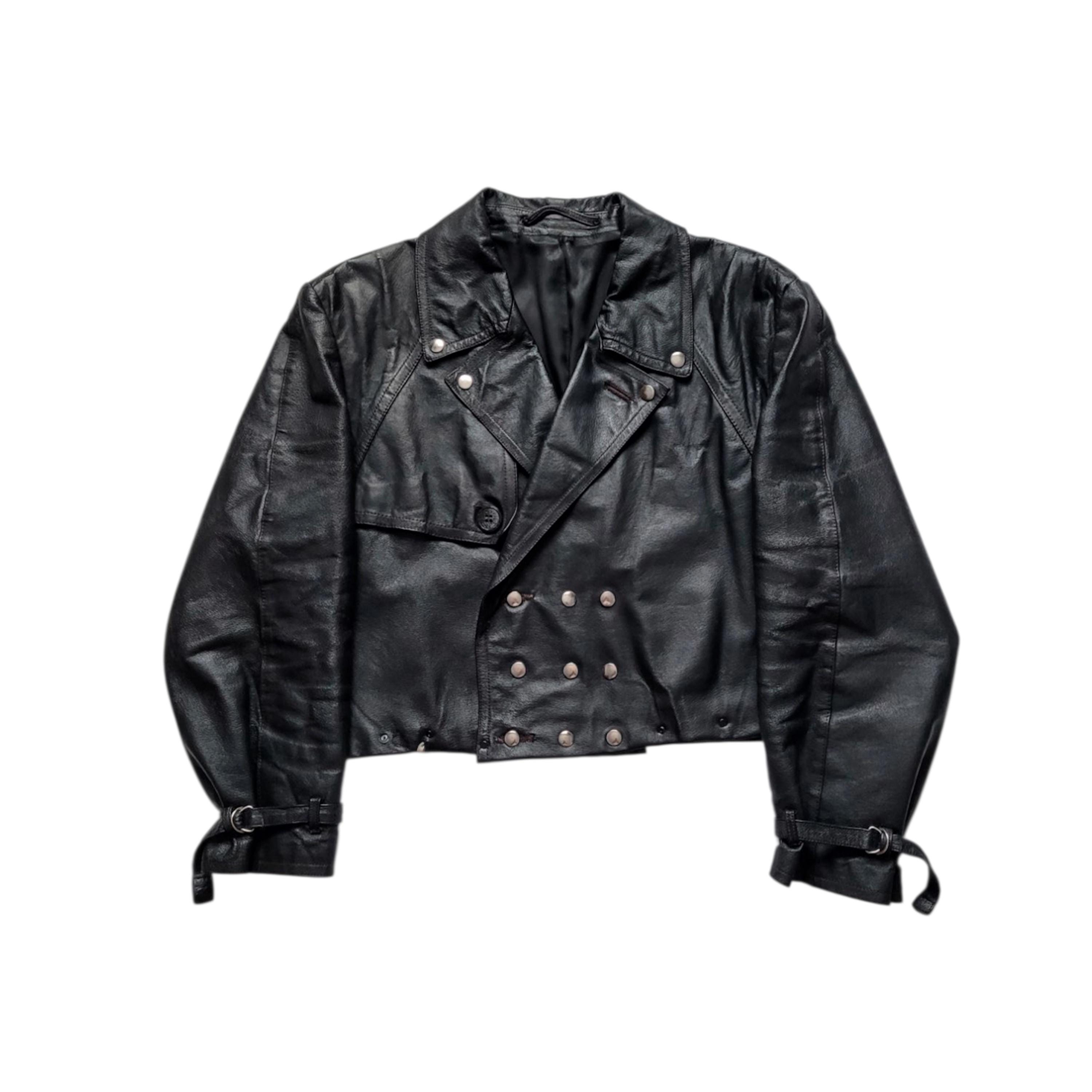 John Galliano ライダースジャケット John Galliano Leather Jacket IT40 | eBay