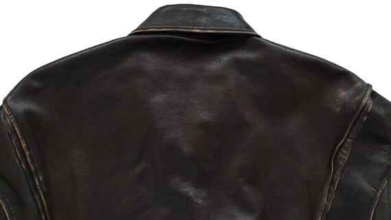 ジャケット・アウター 00s Rare archive design Leather Jacket Rare Vintage 00s Giova A-2 Type Flight Bomber Leather Jacket - Etsy