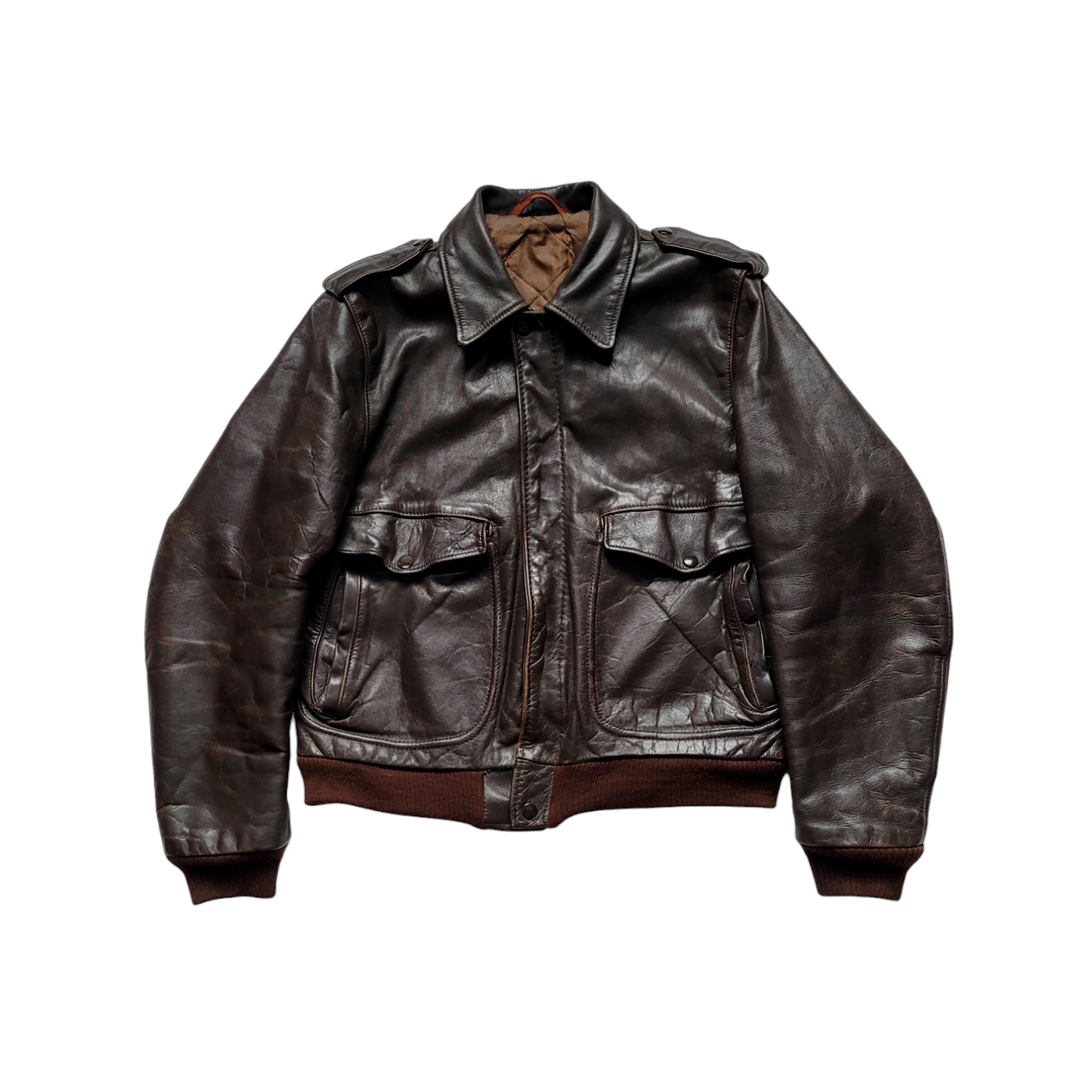 Schott A2 Jacket - Etsy Schott A2 Jacket - Etsy