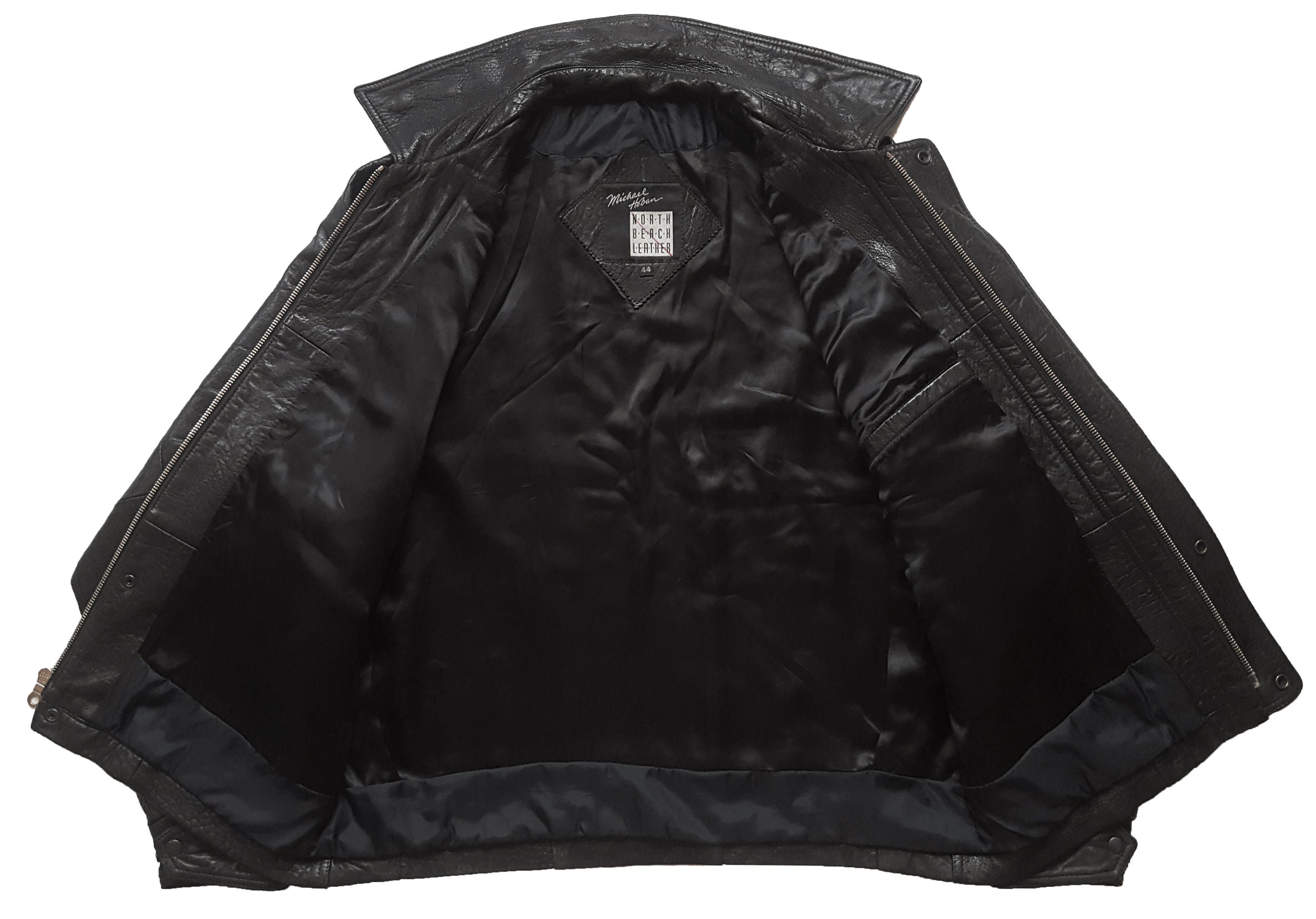 Very Rare Vintage 80s Michael Hoban North Beach Leather Oversized