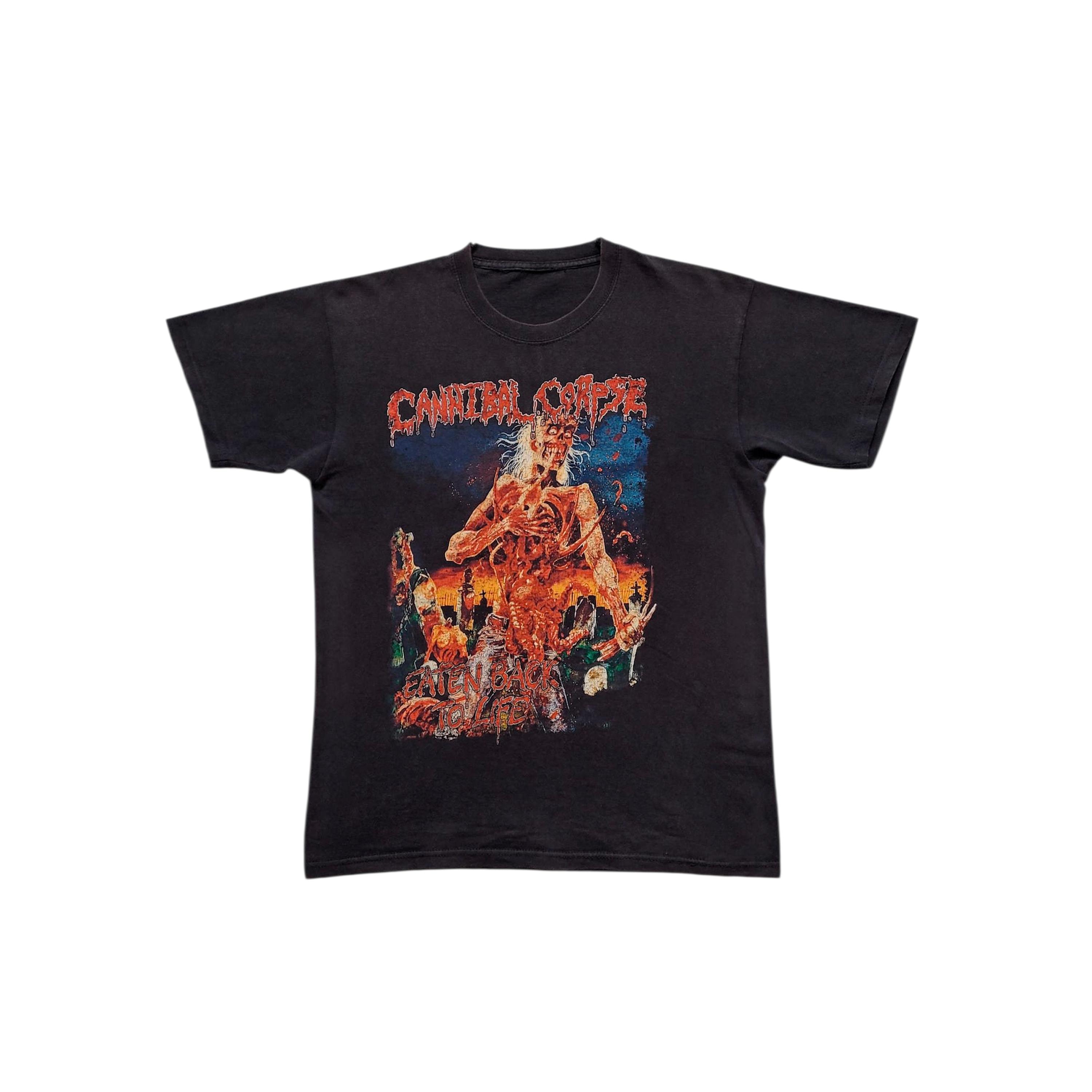 Original Rare Vintage 90s Cannibal Corpse Eaten Back To' Life Worn