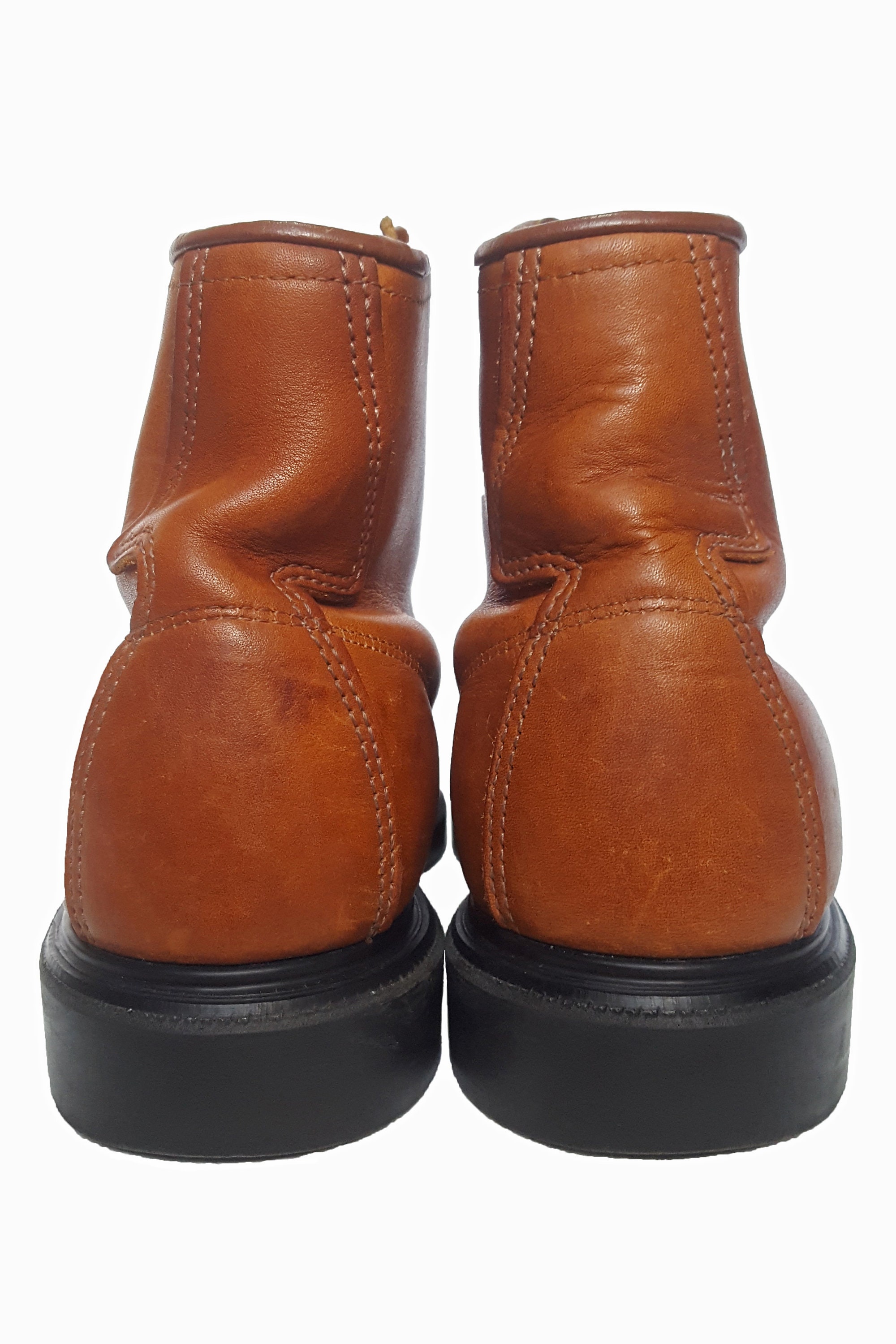 Original Rare Vintage 90s Red Wing Shoes Steel Toe Boots Made in