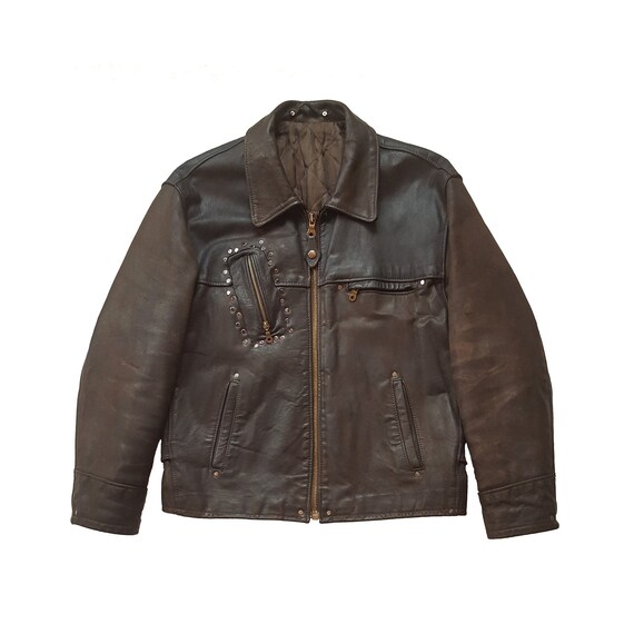 Original Rare Vintage 80s Italian Retro Style Hand Custom