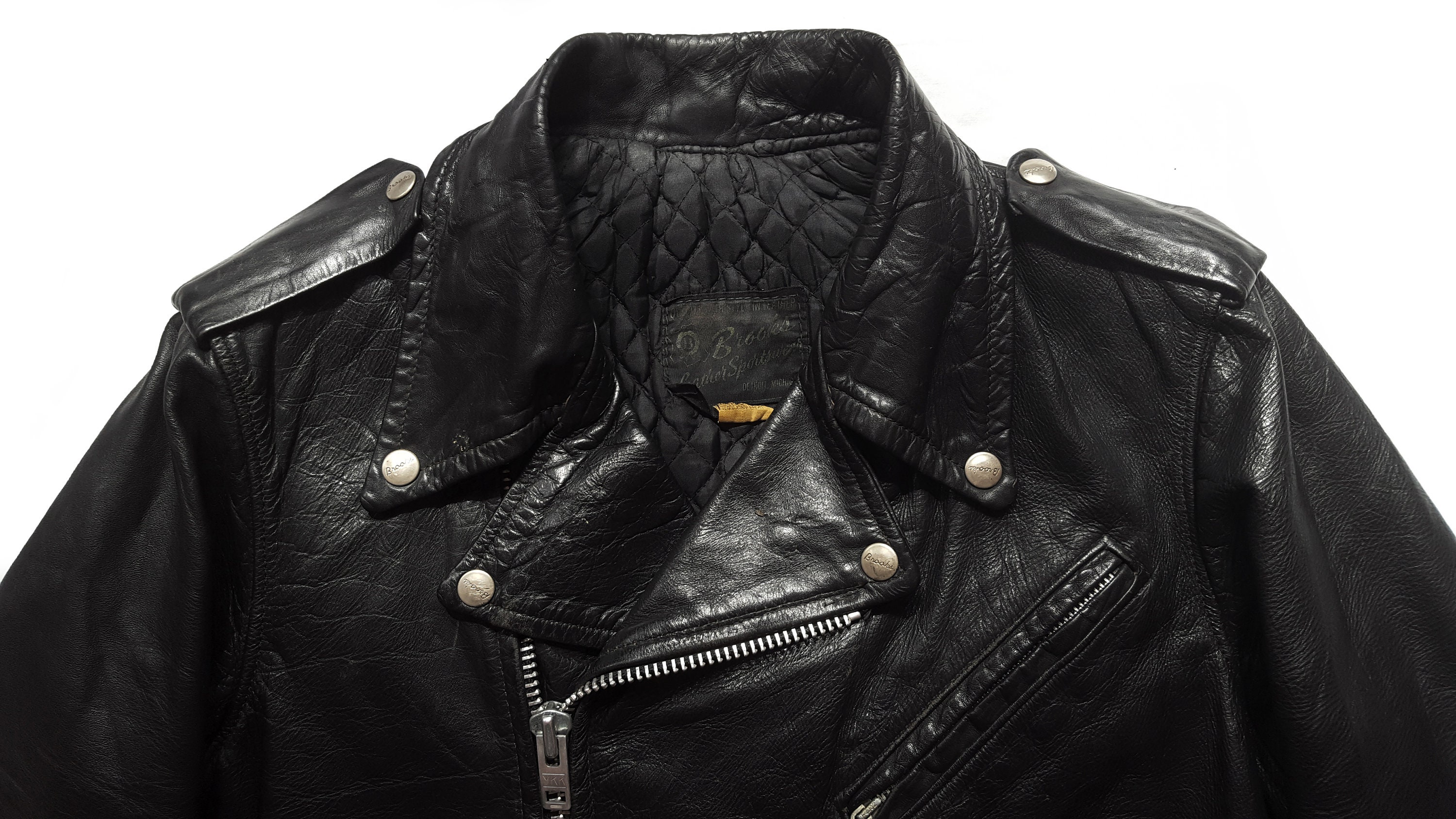 Original Rare Vintage 60s Brooks Leather Sportswear Classic 711