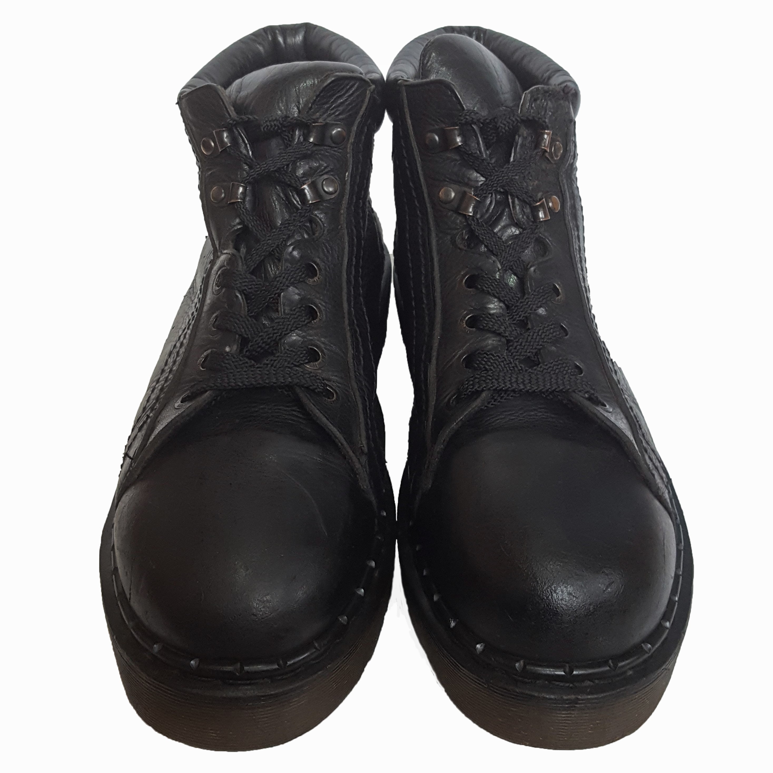 Very Rare Vintage 90s Dr. Martens 8316 Goth Punk Leather 
