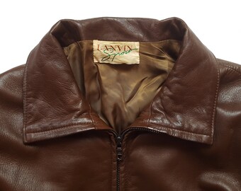 Original Rare Vintage 80s Lanvin Sport Suede & Leather Bomber 