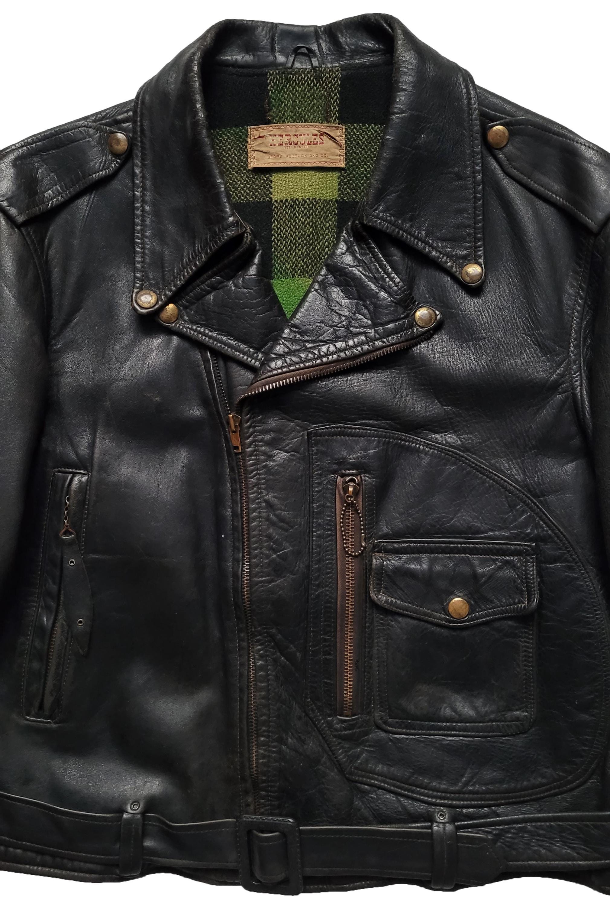 1940s Hercules Motorcycle Jacket D Pocket: Ballyhoovintage.com