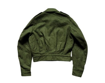 Rare Vintage 60's 1969 Norweigan/Dutch Army Green Ike Jacket