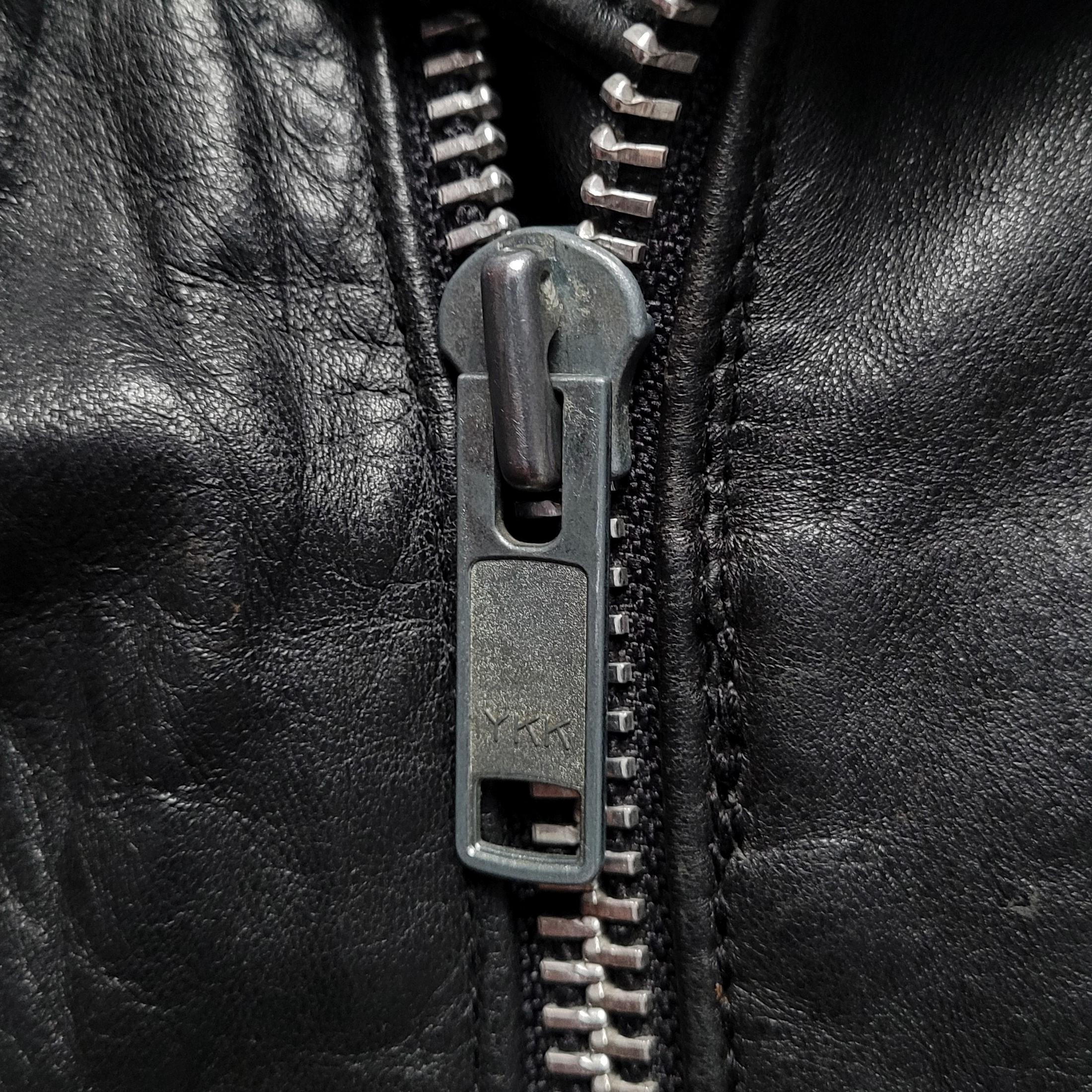 Rare Vintage 80s TT Leathers Essex Distressed Leather