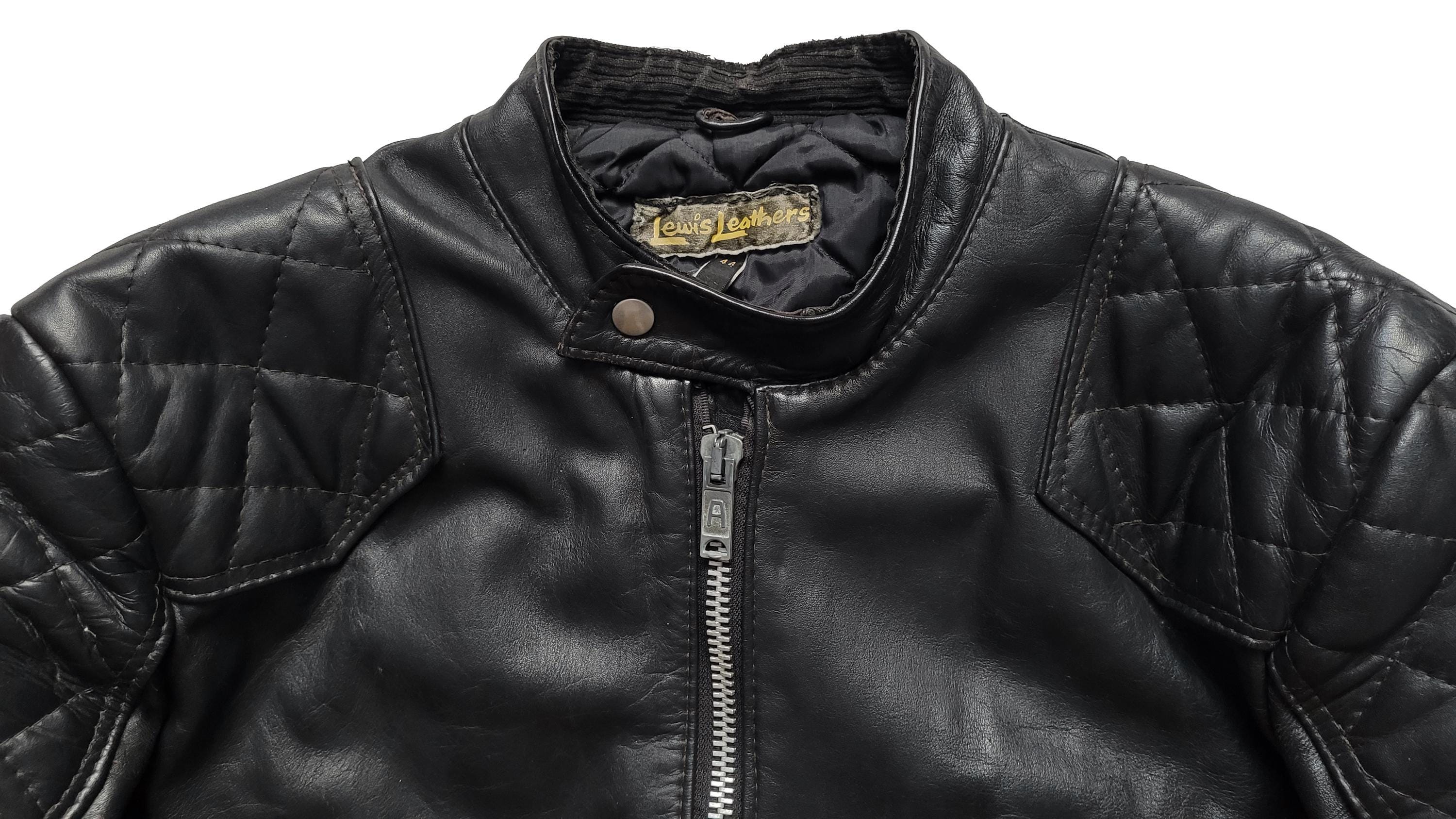 Original Rare Vintage 80s Lewis Leathers Super Phantom No