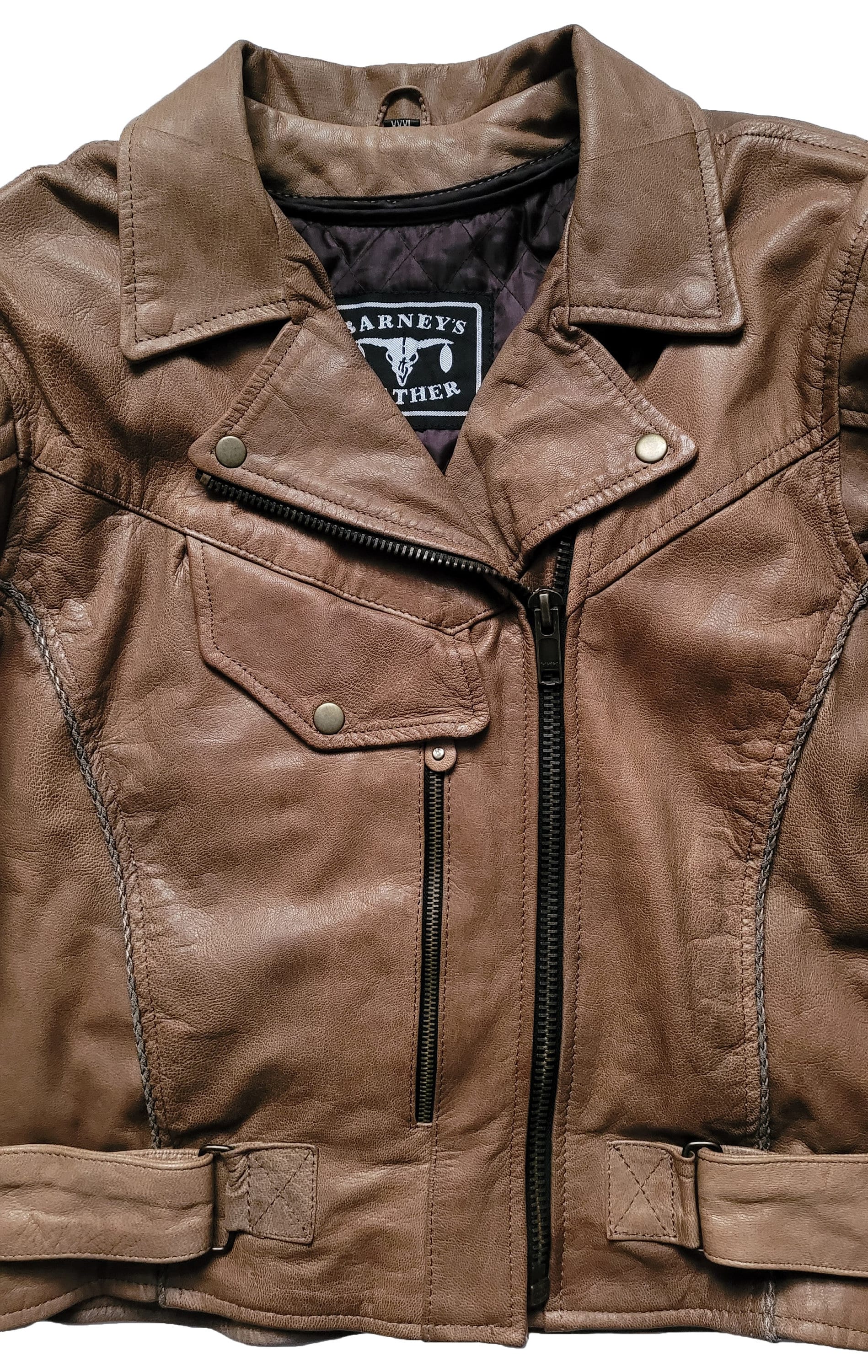 Very Rare Vintage 90s Barneys Leather Multi Pocket Motorcycle Punk Very Rare Vintage 90s Barneys Leather Multi Pocket Motorcycle Punk