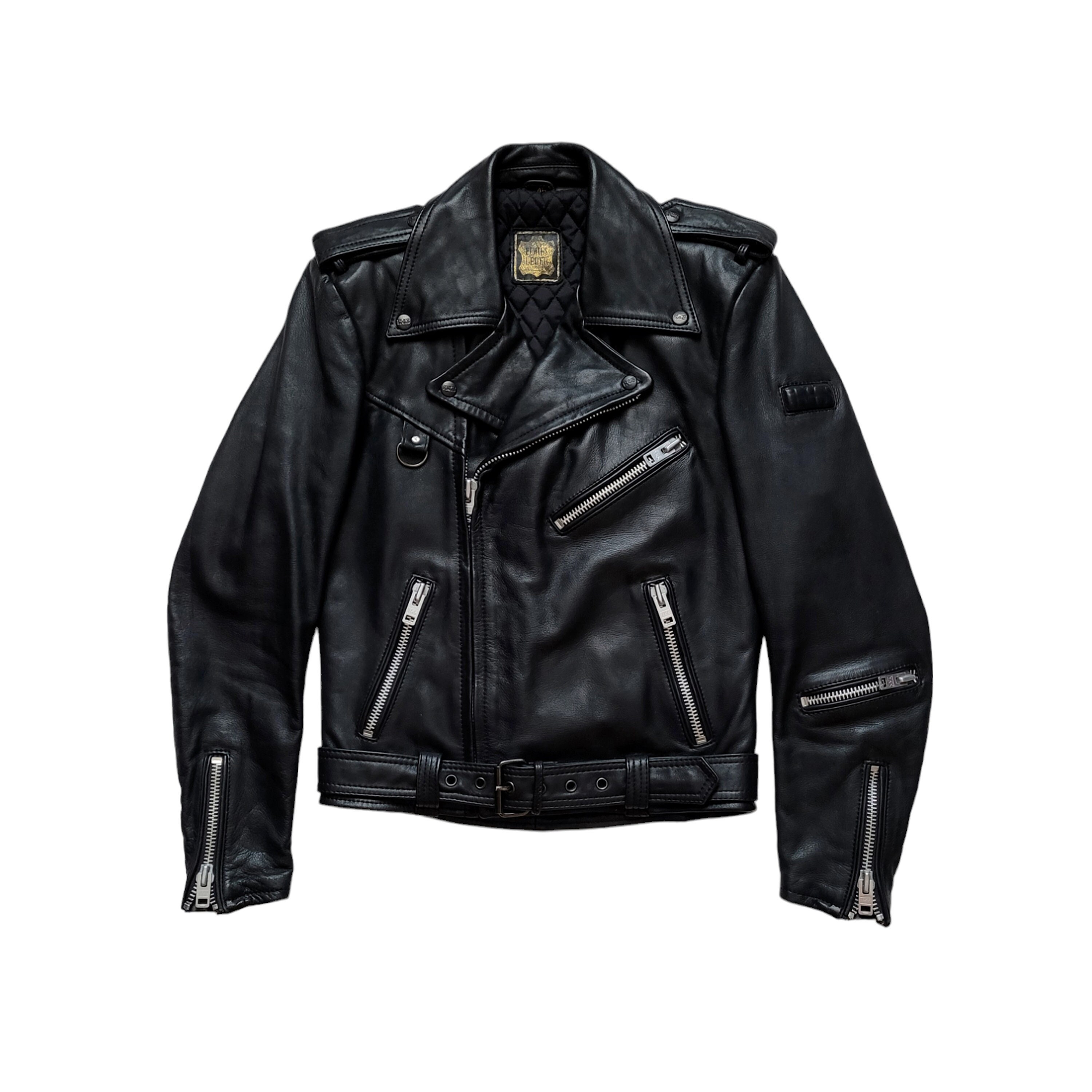 00s japanese label leather jacket riders