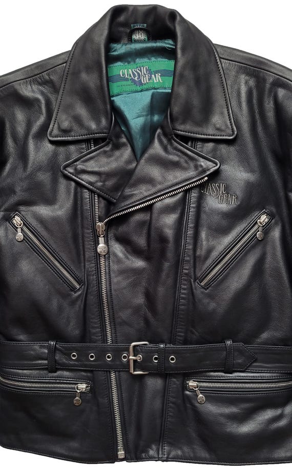 Okinawa Prefecture Leather Jacket Hein Gericke Motorbike Jacket